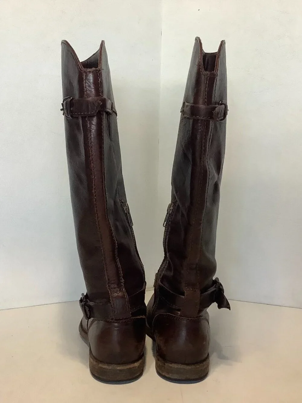 Frye Leather Phillip Riding Equestrian Boots Women’s 7.5 B Brown